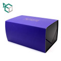 Fashion Purple Color Design Watch Box Of EVA Tray With Paper Over